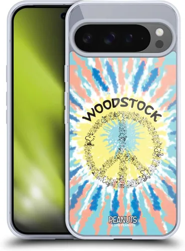 Miniatura 102 de Head Case Designs Funda de gel Woodstock 50th con licencia oficial de Peanuts Snoopy Guitar 1969 [protección de grado militar] compatible