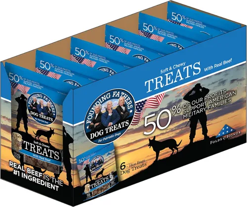 Miniatura 8 de Founding Fathers Golosinas suaves y masticables para perros, cordero, 16 onzas (paquete de 1)