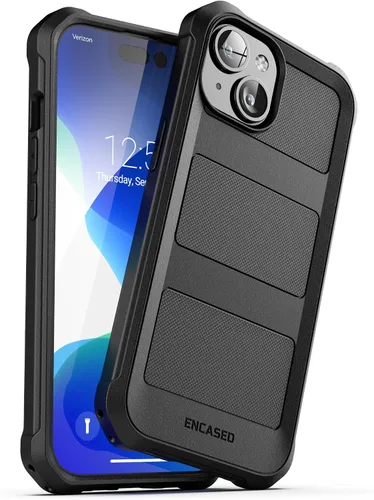 Miniatura 5 de ENCASED Funda compatible con iPhone 15, protección de grado militar con cobertura de cuerpo completo resistente de 360 grados (iPhone 15)