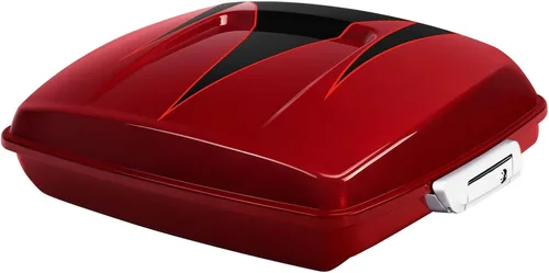 Miniatura 23 de HR3 Amber Whiskey 5.5" Equipaje de maletero tipo navaja con cierres Compatible con Street Glide FLHX 2014 2016 Road Glide FLTRX (Reemplaza al OEM)