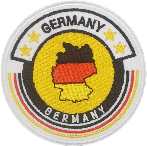 Miniatura 22 de Parche de escudo de bandera de Francia para planchar con apliques bordados tácticos banderas nacionales emblema insignia