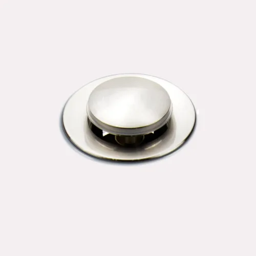 Miniatura 7 de Grifo de Fregadero de Baño con Desagüe Emergente, Níquel Cepillado con Desbordamiento