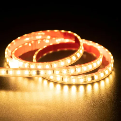 Miniatura 2 de Tira de luces LED AC 110V 2 metros blanco cálido 3000K SMD 2835 cinta LED cortable 6.56 pies adhesiva IP67 impermeable 120 voltios 2M