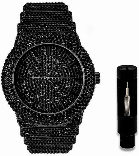 Miniatura 9 de ICE STAR Reloj de diamantes completamente incrustado para hombre, caja de 46mm