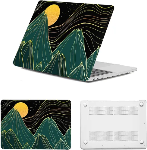 Miniatura 27 de Funda protectora para MacBook Air de 11 pulgadas 2015 2014 2013 2012 2011 2010 A1465 A1370, diseño de patrón de plástico, funda para laptop