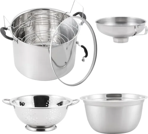 Miniatura 7 de Prep•N•Cook de McSunley Cacerola de baño María con agua caliente de acero inoxidable por inducción, 20 L