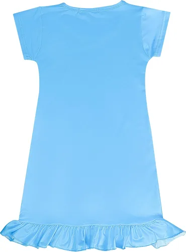 Miniatura 3 de Zapon Vestido de verano para niñas, vestido casual de princesa de dibujos animados, vestido de manga corta, 3-8 años