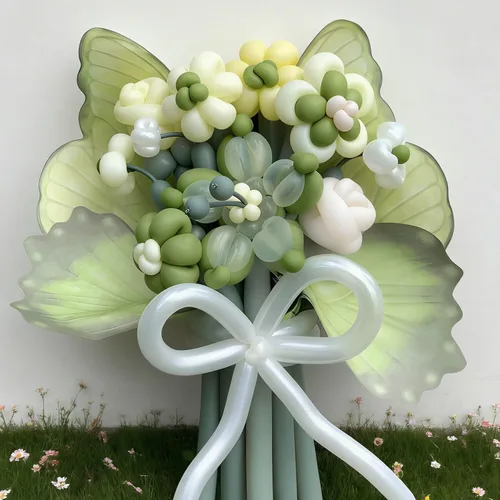 Miniatura 7 de 260 globos largos de color verde aguacate para guirnalda de globos, engrosamiento de látex delgado retorcimiento diseño de animales modelado Navidad