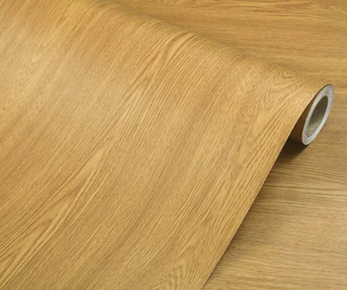 UPREDO Papel tapiz de grano de madera amarilla, vinilo adhesivo, papel decorativo para aparador, cajón, calcomanía de 15.8 x 79 pulgadas