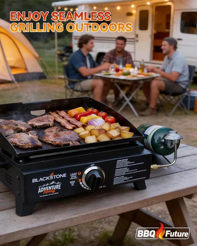 Miniatura 7 de BBQ Future Regulador con manguera adaptador de propano de repuesto para parrillas de mesa Blackstone de 17 pulgadas y 22 pulgadas