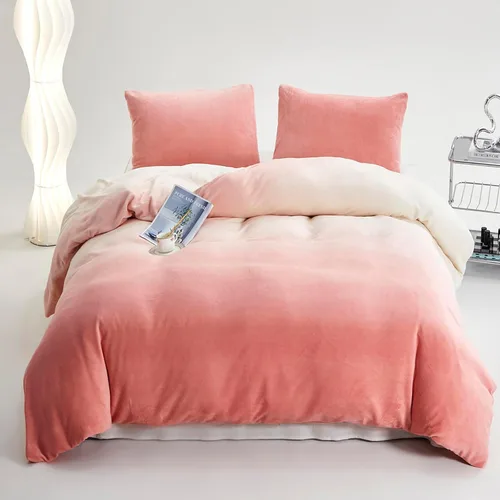 Miniatura 12 de Cottonight - Juego de edredón con girasoles rosas, juego de ropa de cama floral rosado para mujeres y niñas, estilo bohemio y granja chic, manta