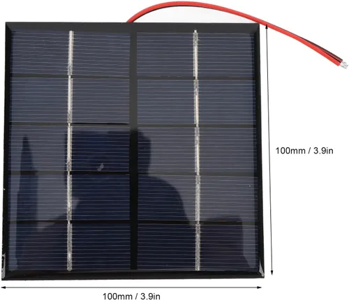 Miniatura 7 de Panel solar de 1.2 W 5 V, cargador solar portátil de polisilicio con cable electrónico, para teléfono, tableta, cámara al aire libre DIY