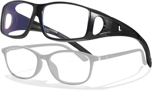Miniatura 10 de LVIOE Fit Over Blue Light Blocking Glasses and Computer Eyewear- Wear Over Prescription Glasses/Reading Glasses/RX Glasses