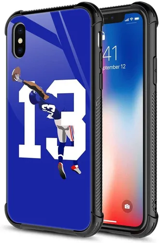 Miniatura 10 de CARLOCA Funda compatible con iPhone 12 Pro, 13 fundas Odell Catch Football para iPhone 12 para niñas y niños, diseño gráfico, a prueba de golpes