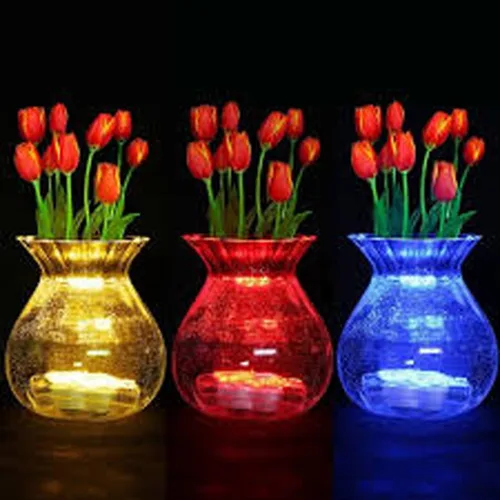 Miniatura 2 de Luces led muy brillantes, sumergibles, color té, para fiestas, bodas Azul
