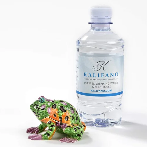 Miniatura 5 de KALIFANO - Joyero decorativo para mujer con cristales Swarovski y piedras preciosas en forma de lagartos hecho a mano para almacenamiento