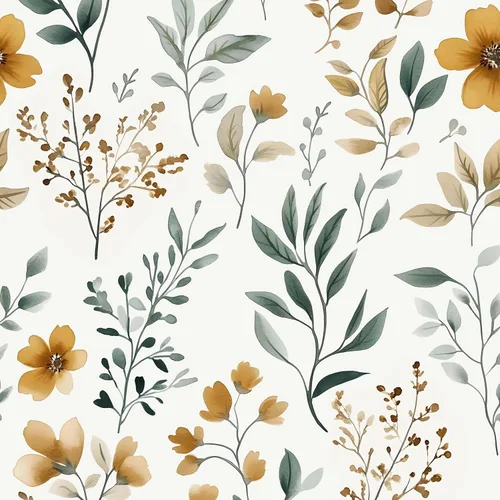 Miniatura 17 de Papel tapiz de hojas para despegar y pegar, papel de contacto con hojas de plantas verde oliva/beige, papel de pared botánico vintage, autoadhesivo