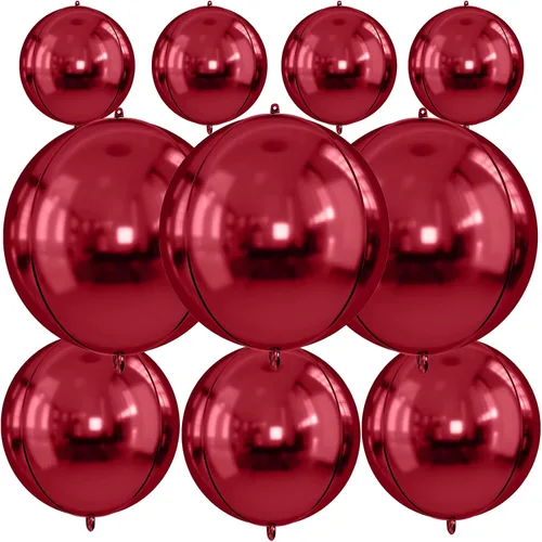 Miniatura 26 de Globos redondos de papel de aluminio para baloncesto, globos de helio 4D de 22 pulgadas, 18 pulgadas, 15 pulgadas, balón de baloncesto negro