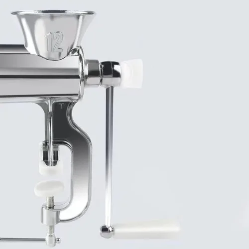 Miniatura 9 de Picadora manual de carne, máquina de picar carne de aleación de aluminio, kit multifuncional de procesador de alimentos para uso doméstico y cocina