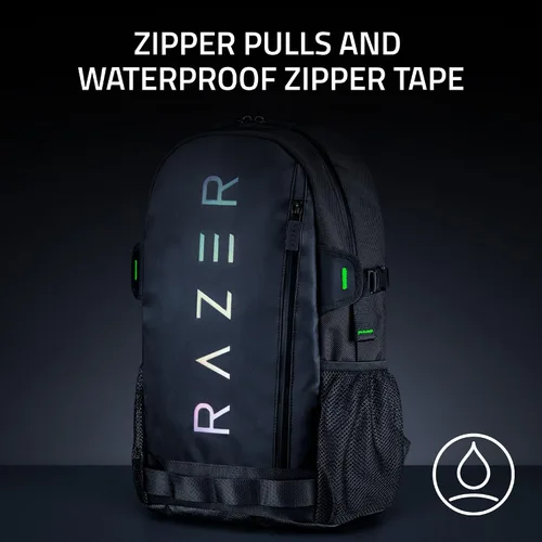 Miniatura 5 de Razer Rogue v3 - Mochila para portátil para juegos de 14 pulgadas: bolsa de viaje para computadora portátil - Resistente al desgarro y al agua