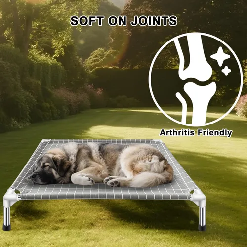 Miniatura 4 de Cama elevada para mascotas, cama para perros pequeños, cama elevada para perros pequeños para uso en interiores y exteriores para mascotas pequeñas