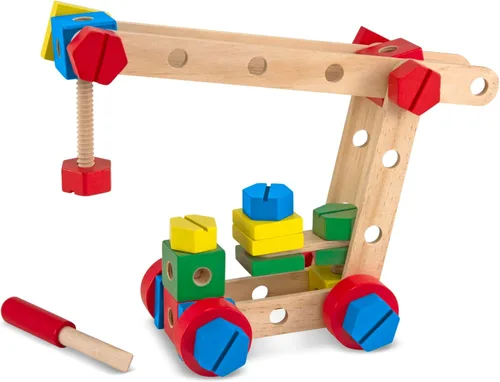 Miniatura 4 de Kit de construcción de madera Melissa & Doug en una caja (48 unidades)