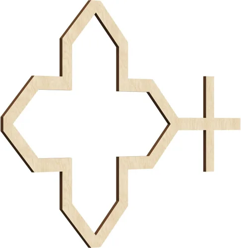 Miniatura 10 de Laird Paneles decorativos de pared de madera con calado, extra pequeños, 13/8 pulgadas de ancho x 7 3/8 pulgadas de alto x 1/4 pulgadas de alto