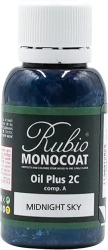 Miniatura 137 de Rubio Monocoat Muestra de Acabado de Aceite para Madera - Puro Aceite Plus Parte A Aceite de Linaza de Secado Rápido y Ecológico para Uso Pure