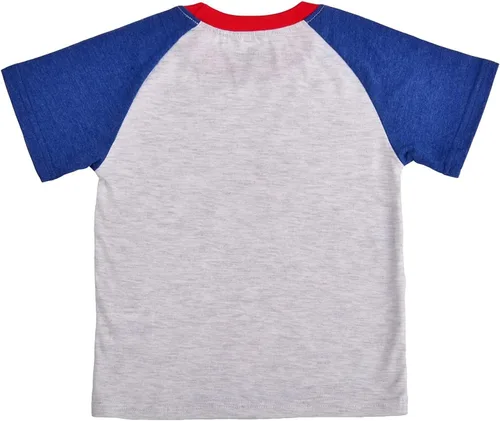 Miniatura 3 de Marvel Spider-Man - Conjunto de camiseta y pantalón deportivo de manga corta para niños pequeños y grandes - AzulRojoGris