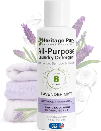 Miniatura 9 de Heritage Park - Detergente de lujo para ropa Detergente para ropa natural y enzimático probado por dermatólogos, a base de plantas, respetuoso