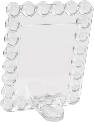Miniatura 9 de Marco de fotos de cristal transparente de 5 x 7 pulgadas, marco de fotos con 24 bolas de alta calidad, perfecto para oficina, hogar y decoración