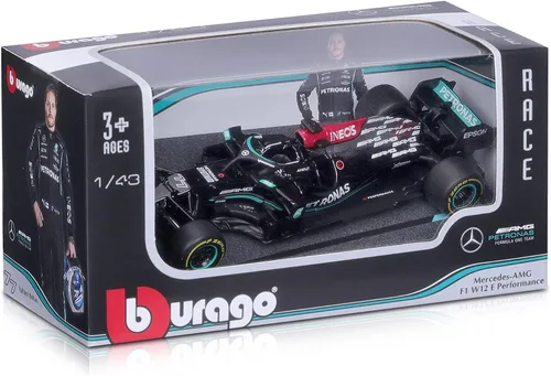 Miniatura 4 de Bburago B18-38038B 1:43 F1 Mercedes AMG W12 E-Performance BOTTAS, varios diseños