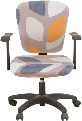 Miniatura 35 de Jinzio Funda para silla de oficina de computadora, tela protectora dividida y elástica, de poliéster, universal, para escritorio, para silla