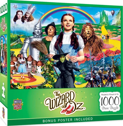 Miniatura 5 de MasterPieces Wizard of Oz - Rompecabezas de 1000 piezas para adultos, Beyond The Rainbow - 19.25 x 26.75 pulgadas, diseño vibrante, habilidades