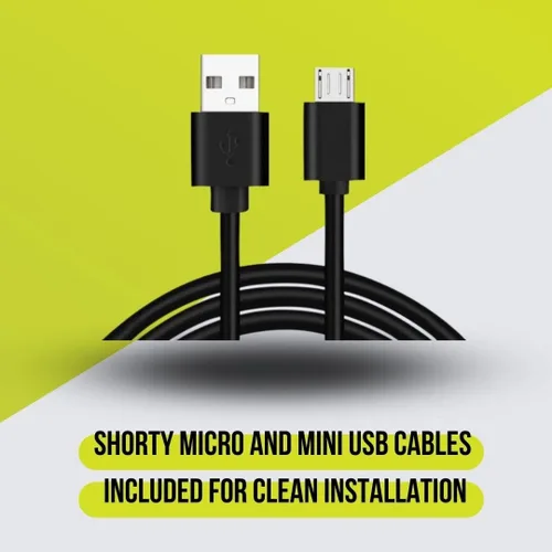 Miniatura 5 de Dongar Adaptador de corriente para cámara de mando (3 pines Keyway 2 para vehículos Porsche seleccionados), fuente de alimentación USB integrada