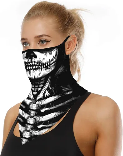 Miniatura 2 de YAYOUREL - Bufanda para el cuello máscara facial pañuelos para hombres y mujeres protección frente a la radiación solar en verano pasamontañas