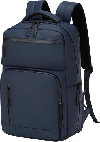 Miniatura 12 de Mochila impermeable para portátil para hombres y mujeres, aprobada para vuelos, antirrobo, con funda para portátil de 15.6 pulgadas (Beige)