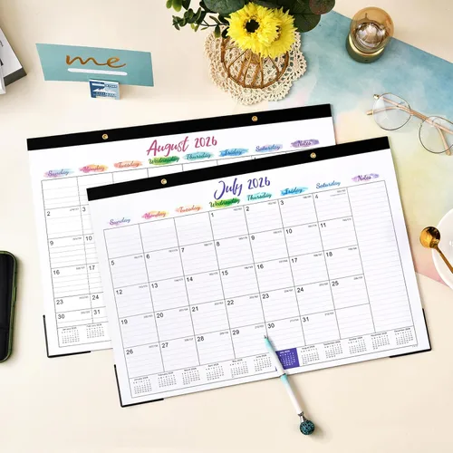 Miniatura 2 de Calendario de escritorio 2024, calendario 2024 de enero de 2024 a diciembre de 2024, calendario mensual de escritorio de 12 meses, 17 x 12 pulgadas