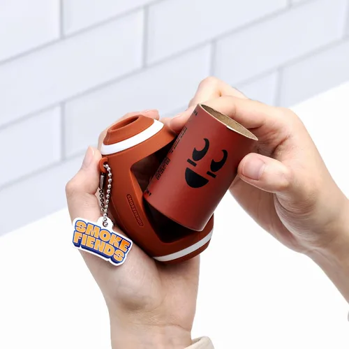 Miniatura 3 de Smoke Fiends Filtro de aire personal portátil y ecológico Discreta HEPA y filtración de carbono Biodegradable y hasta más de 300 usos Diseño