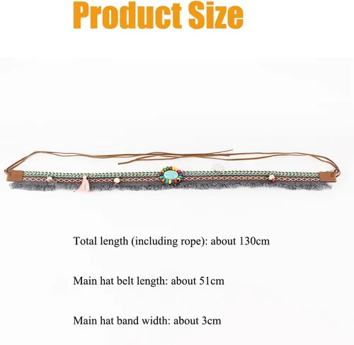 Miniatura 4 de GRNUS Mens Felt Western Cowboy Hat Fedora Outdoor Wide Brim Cowgirl Hat for Women