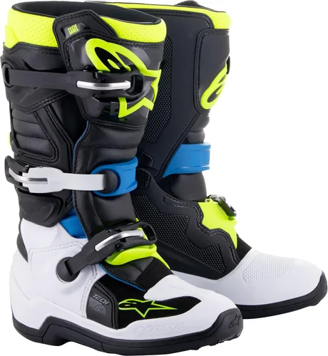 Miniatura 8 de Alpinestars Botas Tech 7S Unisex Juveniles Negro/Plata/Blanco/Oro