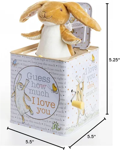 Miniatura 10 de KIDS PREFERRED Guess How Much I Love You - Liebre castaña Nutbrown Jack-in-The-Box - Juguete musical para bebés