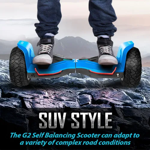 Miniatura 2 de Gyroor Warrior 8.5 inch All Terrain Off Road Scooter with Bluetooth Speakers and LED Lights,Self Balancing Scooter for Kids ages 6-12 and Adults