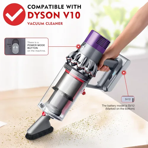 Miniatura 3 de Parte del contenedor de polvo - Anillo de sellado de repuesto compatible con aspiradora Dyson Cyclone V10 SV12, parte de copa de suciedad