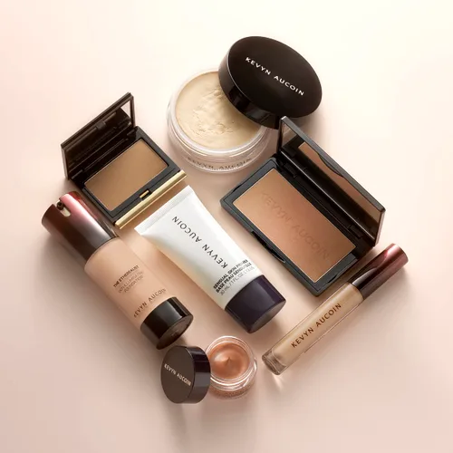 Miniatura 7 de Kevyn Aucoin La paleta de maquillaje Neo-Bronzer, 3 en 1: resaltador, rubor y bronceador en un compacto de maquillaje degradado suave. Brillo y mate