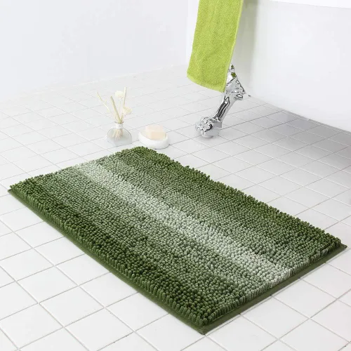 Miniatura 8 de COSY HOMEER Tapete de baño alfombrillas hechas 100 % de poliéster, muy suaves, antideslizantes absorbe el agua especiales para lavar a máquina