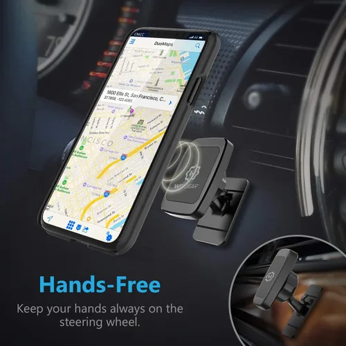 Miniatura 6 de WixGear - Soporte magnético para teléfono para automóvil, soporte magnético universal para tablero, para teléfonos celulares y mini tabletas