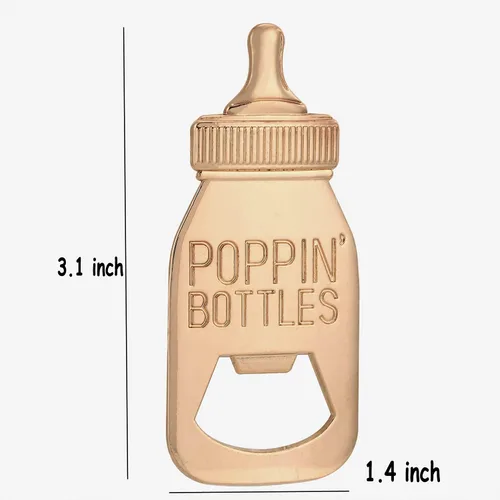 Miniatura 2 de Juego de 24 abridores de botellas para baby shower, recuerdos para invitados con forma de abrebotellas, regalos para baby shower, suministros