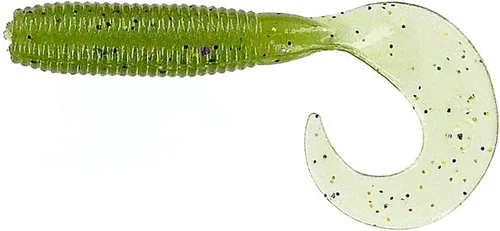 Yamamoto 5 Señuelos Single Tail Grub Swimbait de Plástico Suave para Pesca Deportiva con Acción de Rizado de Cola - Paquete de 20