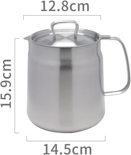 Miniatura 8 de Fenteer Olla de acero inoxidable para freidora, cesta antiadherente para papas fritas, olla pequeña para anillos de cebolla, restaurante, picnic